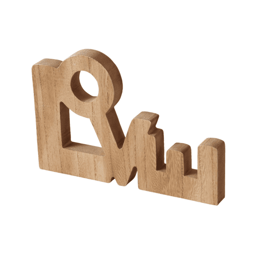 Figura HOME e LOVE sortida da marca BOLTZE
