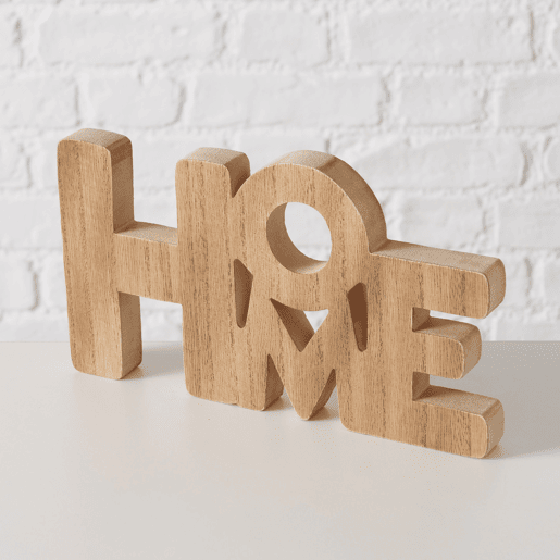 Figura HOME e LOVE sortida da marca BOLTZE