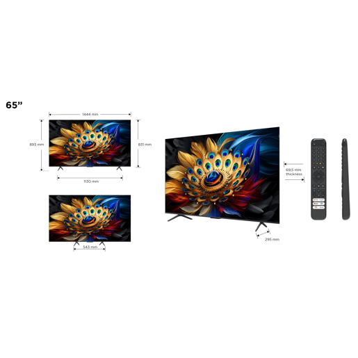 TV 65 polegadas TCL 65C655 QLED Smart TV TV 65 polegadas TCL 65C655 QLED Smart TV