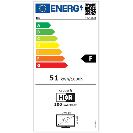 TV 43 polegadas TCL 43C655 QLED Smart TV