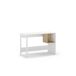 Mesa escritorio LYLY 1 hueco y pata metal Mesa escritorio LYLY 1 hueco y pata metal Blanco