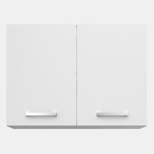 Módulo parede UNO de 80cm 2 portas branco mate