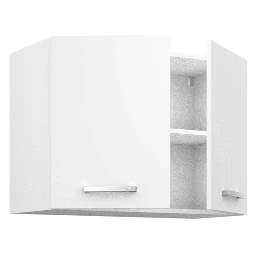Módulo parede UNO de 80cm 2 portas branco mate Módulo parede UNO de 80cm 2 portas branco mate