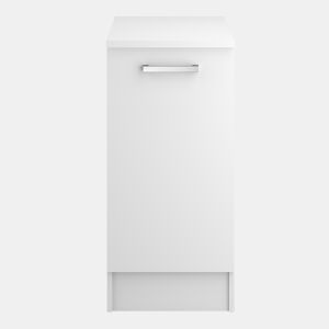 Módulo baixo UNO de 40cm 1 porta branco mate