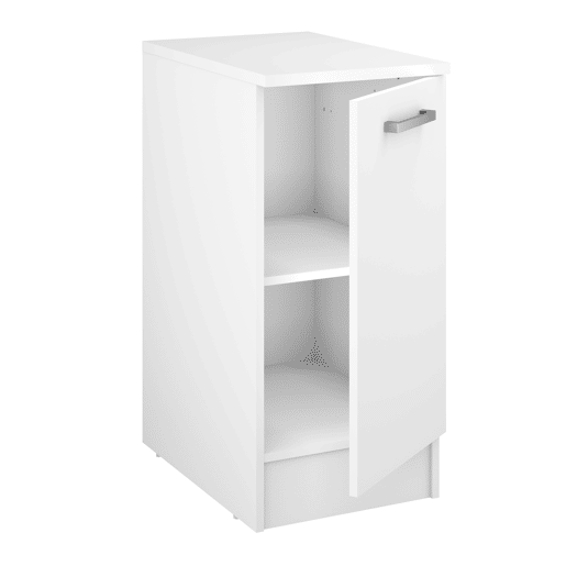 Módulo baixo UNO de 40cm 1 porta branco mate