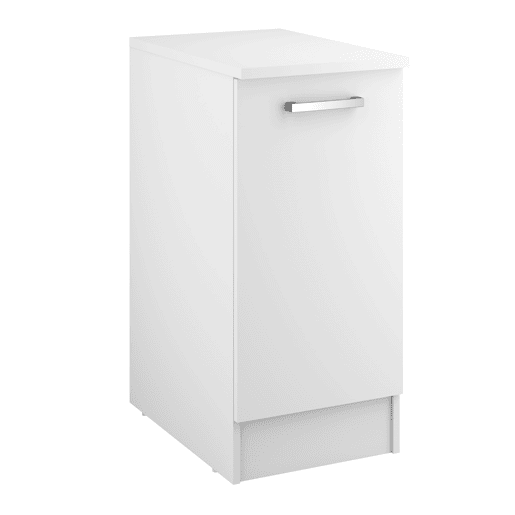Módulo baixo UNO de 40cm 1 porta branco mate