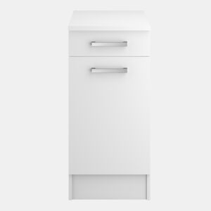 Módulo baixo UNO 40cm 1 porta y 1 gaveta branco mate
