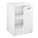 Módulo bajo UNO de 60cm 1 puerta blanco mate Módulo bajo UNO de 60cm 1 puerta blanco mate Blanco