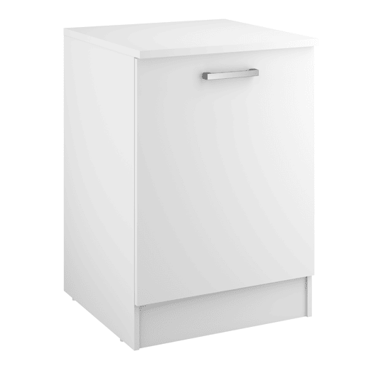 Módulo baixo UNO de 60cm 1 porta branco mate Módulo baixo UNO de 60cm 1 porta branco mate