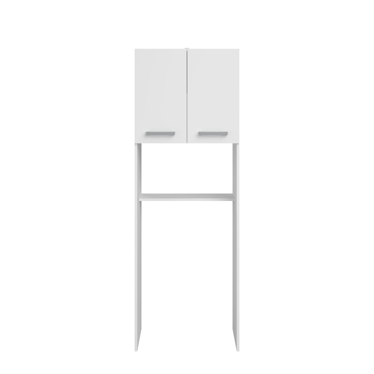 Módulo alto UNO para lavadora 64cm 2 puertas blanco mate