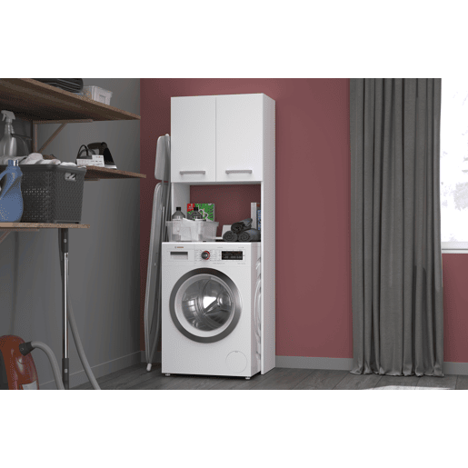 Módulo alto UNO máquina de lavar roupa 64cm branco mate