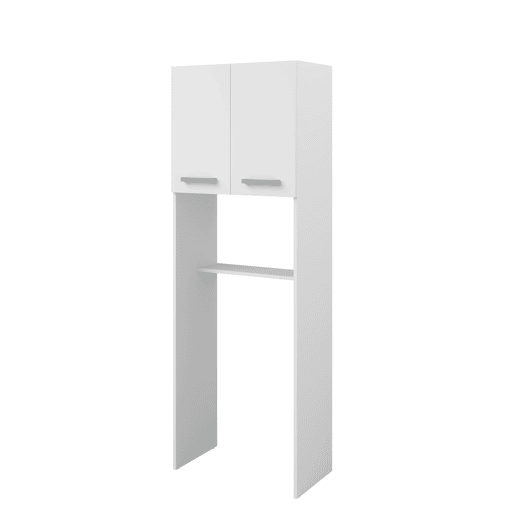 Módulo alto UNO máquina de lavar roupa 64cm branco mate