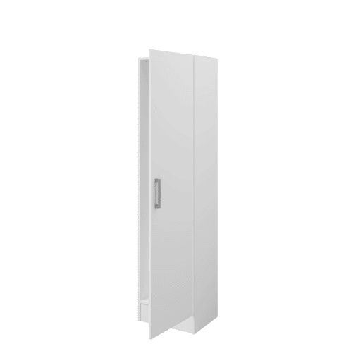 Módulo alto UNO de 45cm 1 porta branco mate Módulo alto UNO de 45cm 1 porta branco mate