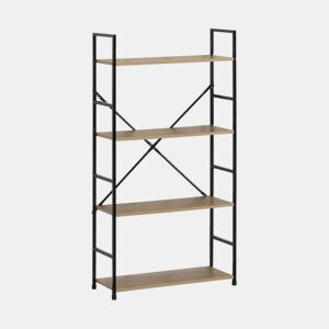 Estante EDNA 1,12x58,6x23,5cm madeira e metal