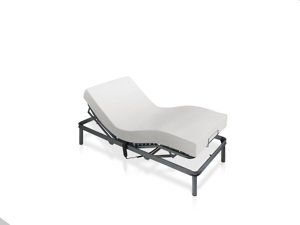 Pack Colchón y somier con motor 90x190cm Visco Adapt 8K