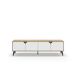 Mueble tv 4 puertas blanco y roble NOLA Mueble tv 4 puertas blanco y roble NOLA Blanco/ Madera