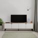 Mueble tv 4 puertas blanco y roble NOLA Mueble tv 4 puertas blanco y roble NOLA Blanco/ Madera