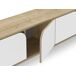 Mueble tv 4 puertas blanco y roble NOLA Mueble tv 4 puertas blanco y roble NOLA Blanco/ Madera