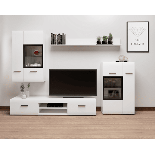 Compacto de TV CAREX 260cm branca