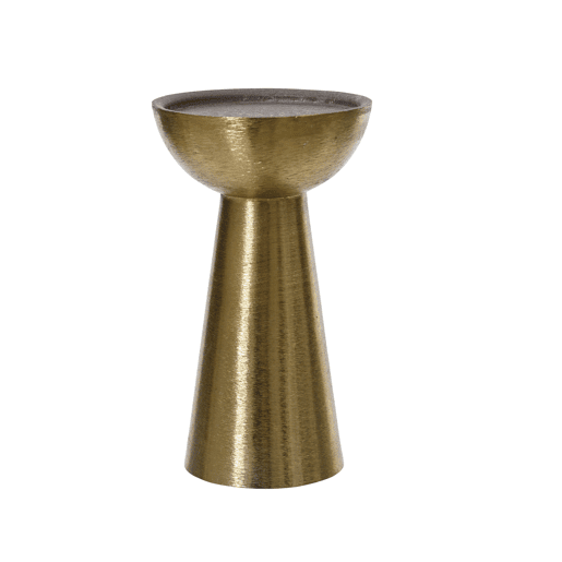 Pedestal COPE em ferro castanho escuro