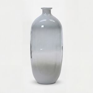 Vaso para flores YERMO vidro reciclado cor branca