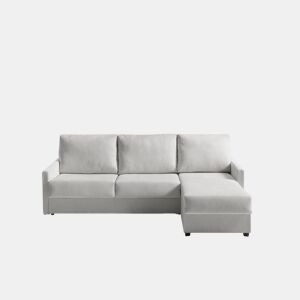 Chaise longue com cama AVA reversível 3 lugares cinza