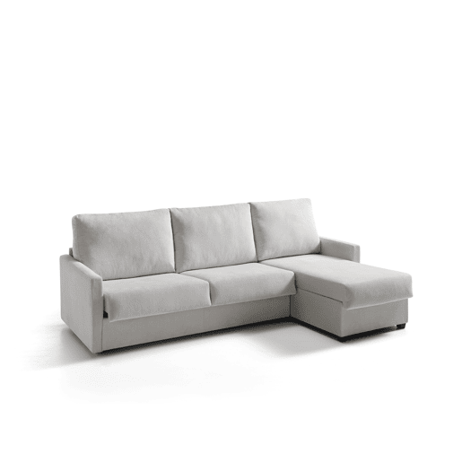 Chaise longue com cama AVA reversível 3 lugares cinza