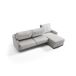 Chaise longue con cama AVA reversible 3 plazas gris Chaise longue con cama AVA reversible 3 plazas gris Gris