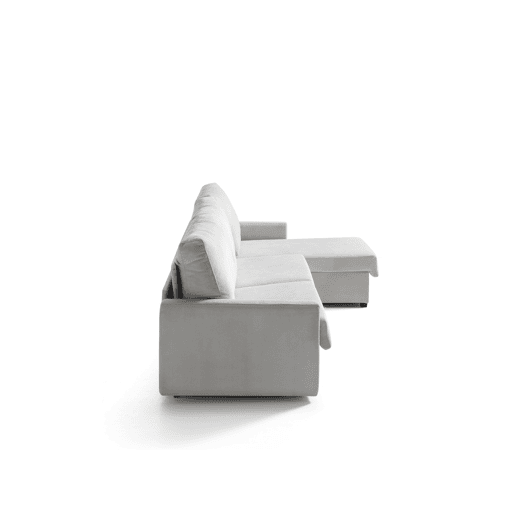 Chaise longue com cama AVA reversível 3 lugares cinza