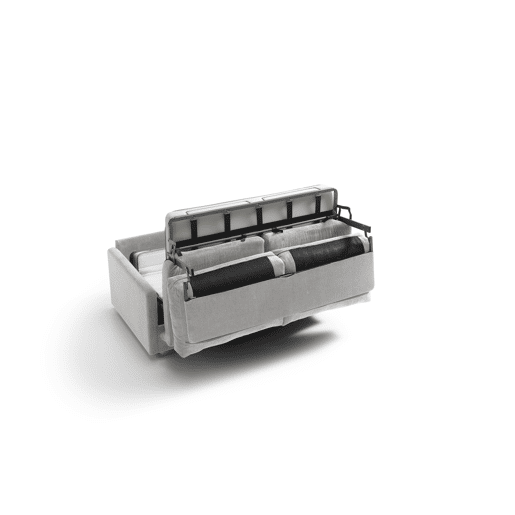 Sofá cama de 2 lugares AVA cinzento Sofá cama de 2 lugares AVA cinzento