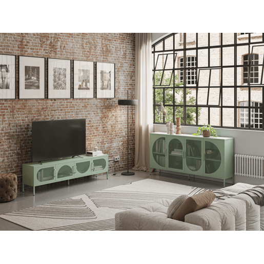 Móvel de TV TAYRA 180cm cor verde