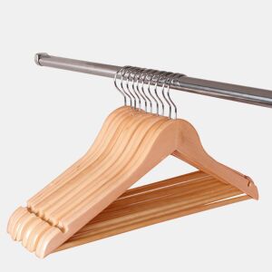 Conjunto de 8 cabides MADERA 44,5x1,2x23cm