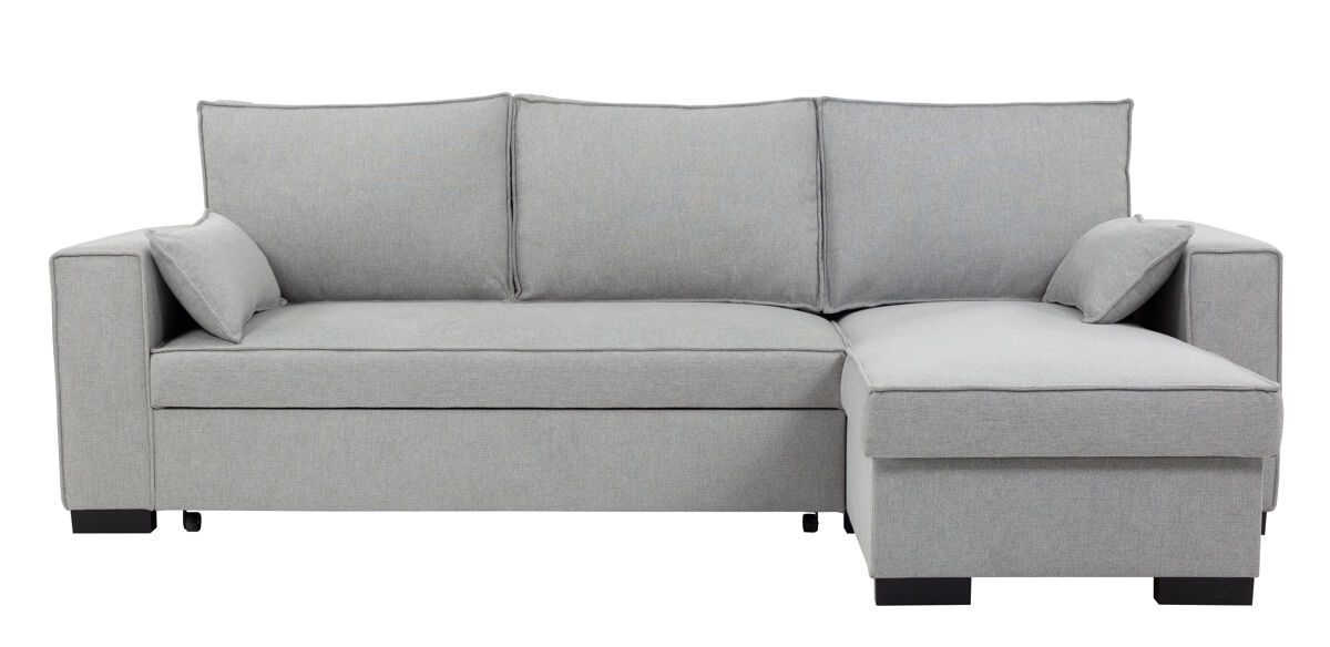 Chaise longue con cama marlon reversible 3 plazas gris