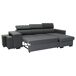 Chaise longue con cama NORWAY reversible 3 plazas gris Chaise longue con cama NORWAY reversible 3 plazas gris Gris