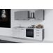 Cocina GILDA 2.0 izquierda Cocina GILDA 2.0 izquierda Gris Claro/ Madera Gris