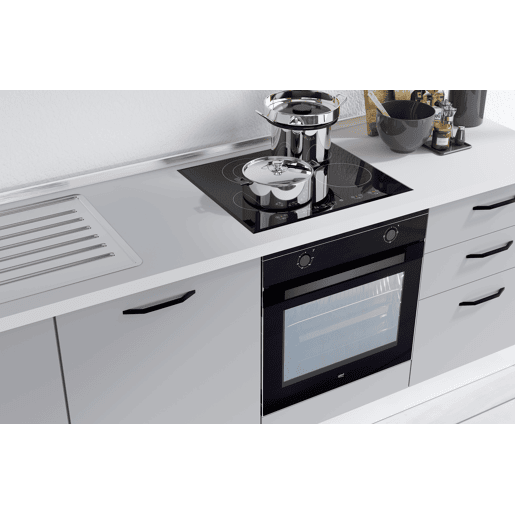Cozinha com eletrodomésticos GILDA 2.0 240cm esquerda madeira e cinza claro Cozinha com eletrodomésticos GILDA 2.0 240cm esquerda madeira e cinza claro