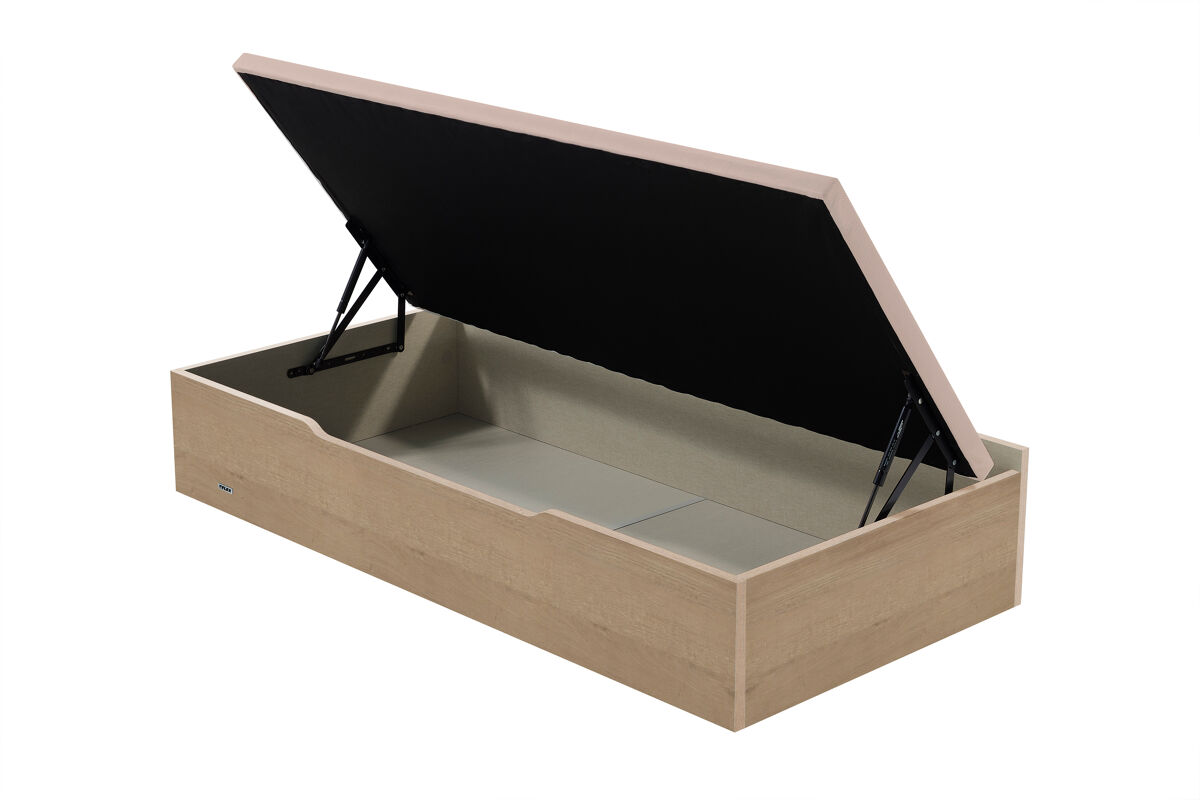 Canapé madera natural flex con apertura lateral 80x182