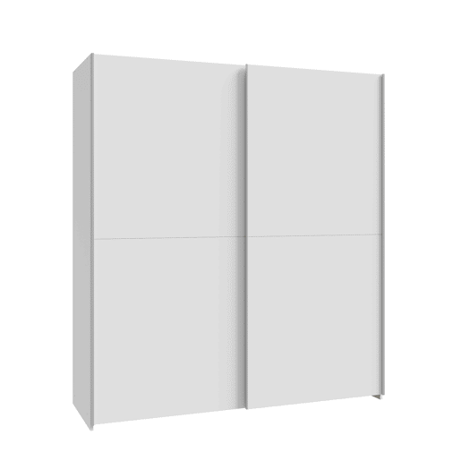 Roupeiro MANDALORE II portas deslizantes 170x190cm branco