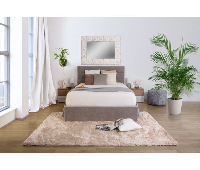 Cama abatible LUA II de color gris 140x190cm