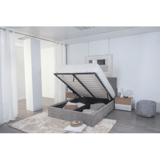 Cama abatível LUA II cinza 140x190cm
