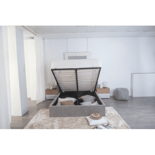 Cama abatível LUA II cinza 140x190cm