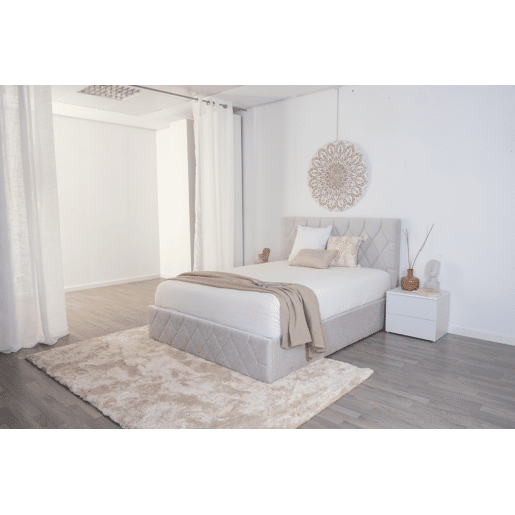Cama abatÃvel LUXURY II cinza claro 140x190cm Cama abatÃvel LUXURY II cinza claro 140x190cm