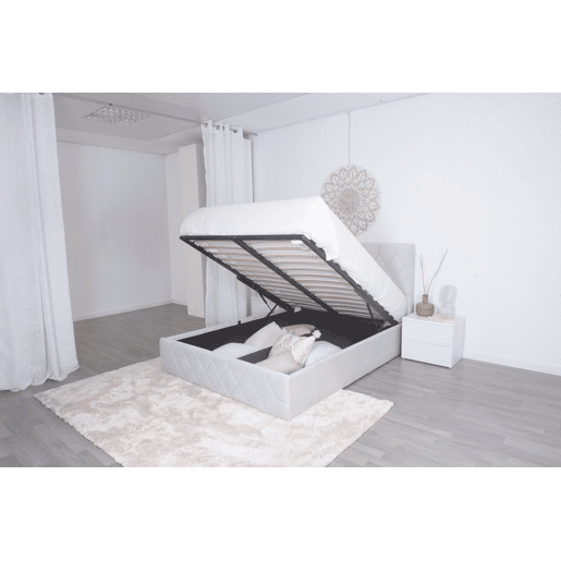 Cama abatÃvel LUXURY II cinza claro 140x190cm Cama abatÃvel LUXURY II cinza claro 140x190cm