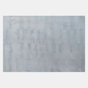 Tapete NEW CRYSTEL 120x170cm cor prateada