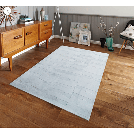 Tapete NEW CRYSTEL 160x230cm cor prateada Tapete NEW CRYSTEL 160x230cm cor prateada
