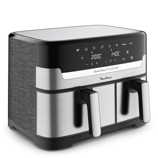 Fritadeira MOULINEX EASY FRY & grill DUAL sem óleo