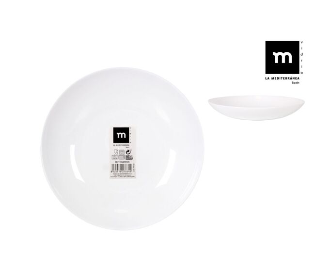 Plato hondo opal coup basic 20cm blanco