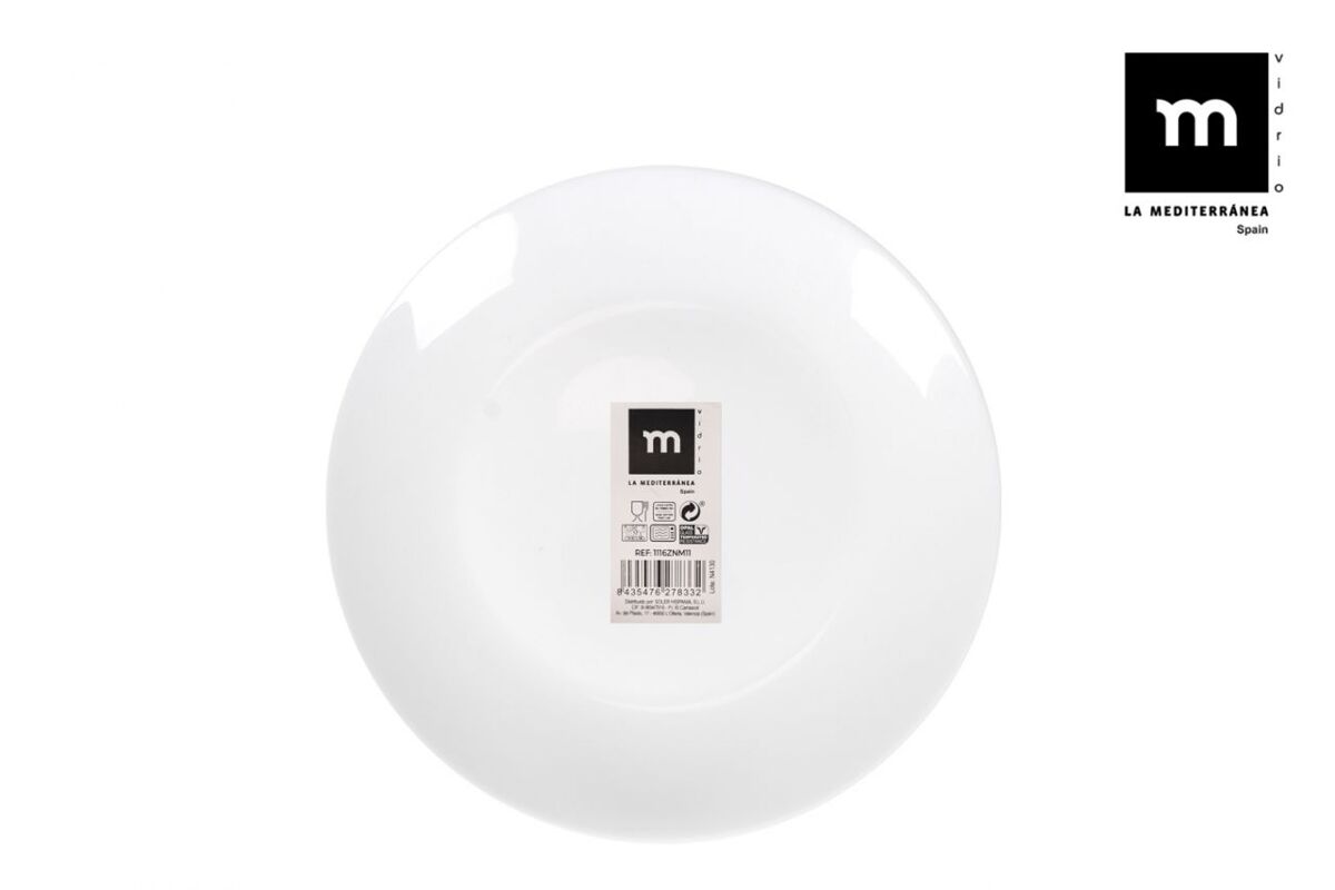 Plato OPAL COUP BASIC blanco