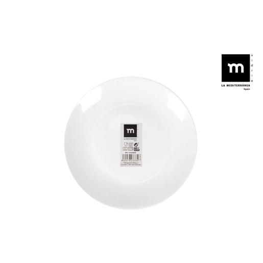 Prato de sobremesa OPAL COUP BASIC 18cm branco Prato de sobremesa OPAL COUP BASIC 18cm branco