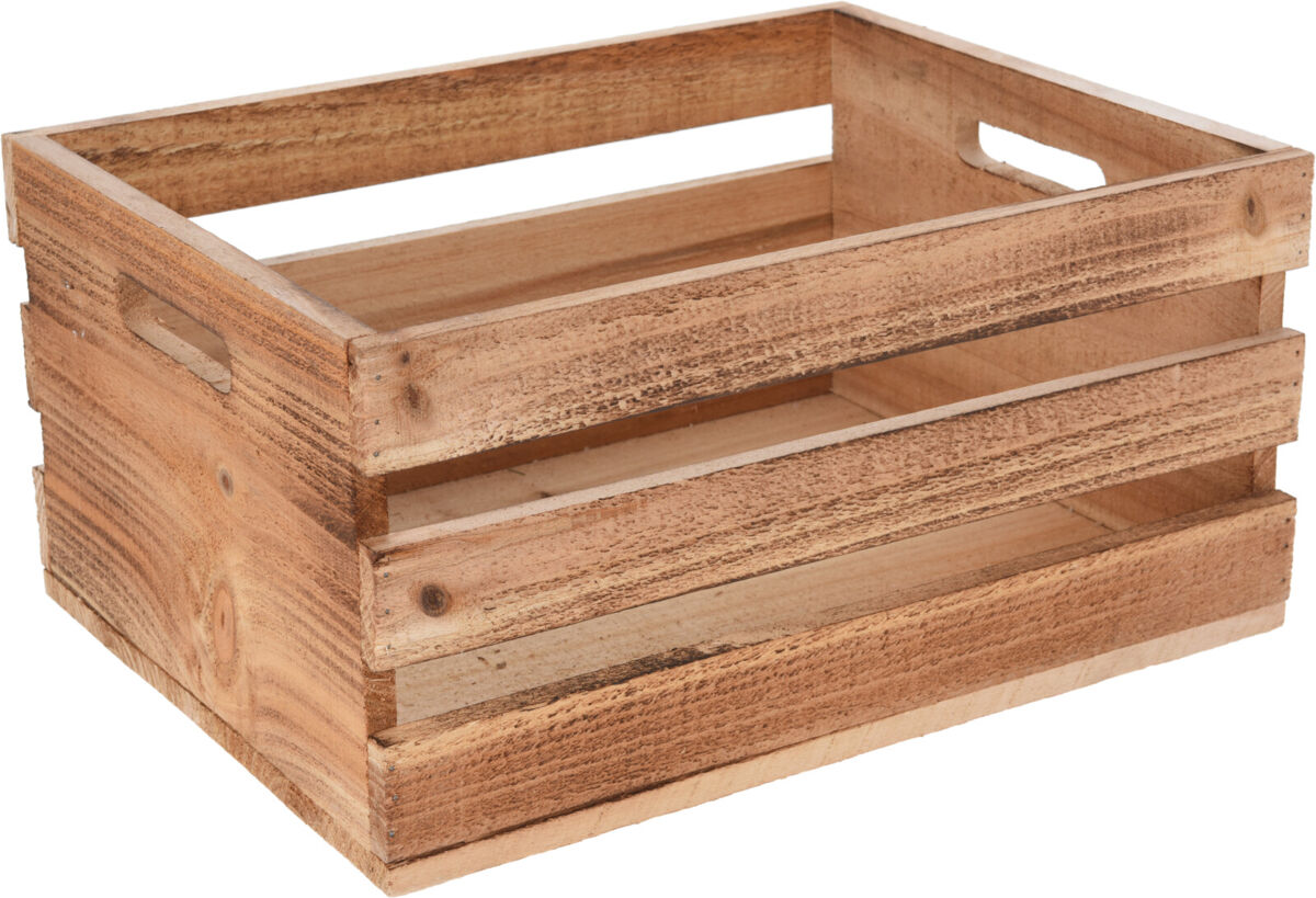 Caja FRUTA L madera de abeto natural